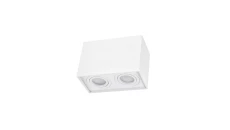 Chloe Duo GU10 x2 natynkowa 250V IP20 97x185x125mm biały, prostokątna ruchoma
