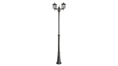 ​Oprawa oświetleniowa parkowa, uliczna Wenecja OGMWN 2 KW, E27 max 2 x 60W, kolor czarny 0438621