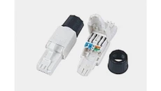 Wtyk modularny RJ-45 8p8c UTP kat.6A beznarzędziowy, tył skręcany, TS