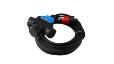 Przedłużacz trójdrożny 10m IP44 230V/16A kabel 3x1,5 gniazdo trójdrożne Schuko Doktorvolt 2145