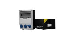 Rozdzielnica budowlana TD 3x230V Schuko Doktorvolt 9009