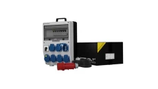 Rozdzielnica budowlana z kablem i łącznikiem TD-S/FI SKH 7x230V Schuko Doktorvolt 6169