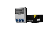 Rozdzielnica budowlana z licznikiem 1f TD-S/FI 3x230V Schuko Doktorvolt 2862