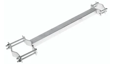 Obejma do równoległego zamocowania masztów rurowych OR-70R90-150