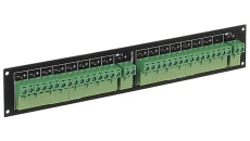 Dystrybutor zasilania (łączówka, rozgałęźnik) 2-we/2x8-wy max.24VDC 5A bezpiecznik 16x0,75A LZ-16/POL/R