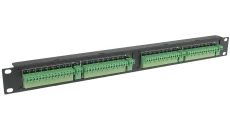 Dystrybutor zasilania (łączówka, rozgałęźnik) 4-we/32-wy max.24VDC 5A Rack 19 LZ-32/R19