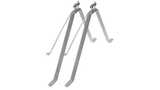 Obejma murowa do mocowania masztów antenowych do muru lub ściany OMP-50W60