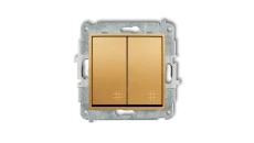 MINI Mechanizm łącznika podwójnego krzyżowego złoty 29MWP-66