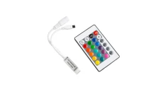 STEROWNIK LED RGB IR 24 PRZYCISKI 6A 72W EC79456