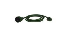 Przedłużacz 1-gniazdo z/u 5m /H05VV-F 3x1/ zielony P0115Z
