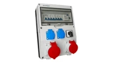 Rozdzielnica budowlana ECO-S/FI 32A/5P 16A/5P 2x230V gniazda Bals Doktorvolt 7938