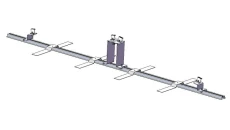 Profil aluminiowy do konstrukcji balastowej L:1150mm