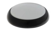 Oprawa KAJKO XL, E27, 75W, czarna-polipropylen, klosz przeźroczysty-poliwęglan, IP44, IK10 A2900CZ-P