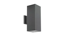 Kinkiet zewnętrzny Adela 8001 DG o dwóch kierunkach świecenia góra i dół , E27 2 x max 60W, kolor antracyt, 0438621