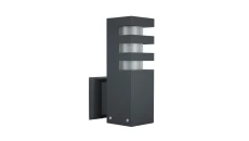 Kinkiet zewnętrzny RADO K DG, E27 max 18W, kolor antracyt 0438621