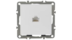 QUADRA GNIAZDO KOMPUTEROWE INTERNETOWE RJ45 LAN BIAŁE
