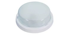 Oprawa STAR, E27, 100W, biała-polipropylen, klosz matowy-szkło, IP44 A2220-M