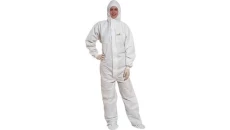 Kombinezon z kapturem Deltatek 5000 biały rozmiar XL DT117XG