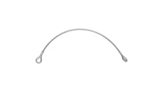 Zawiesie z liny stalowej galwanizowanej fi 8 mm z osłoną 2 pętle z kausza dł. 1 m kolor - rozmiar 1 M ANTI AM007