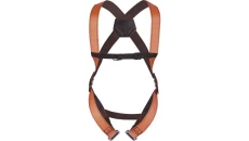 Szelki z 1 punktem zaczepowym - 2 klamry regulacyjne boczne kolor pomarańczowy rozmiar XL/XXL ANTI HAR11XX