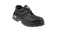 Półbuty ze skórzanego kruponu barwionego podeszwa z dwuwarstwowego pu kolor czarny rozmiar 40 PIED JET2S1NO40