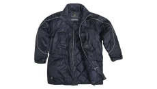 Kurtka z poliestru powlekanego PVC idealna do niskich temperatur kolor granatowy rozmiar XXL CORP HELSIBMXX