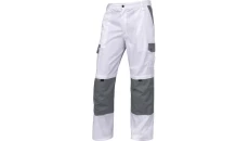 Spodnie malarskie z bawełny (60) i poliestru (40) 230 g/m? kolor biało-szary rozmiar 3XL CORP LATINBG3X