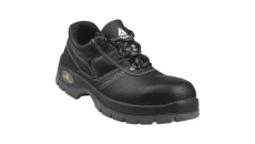 Półbuty ze skórzanego kruponu barwionego podeszwa z dwuwarstwowego pu kolor czarny rozmiar 37 PIED JET2S3NO37