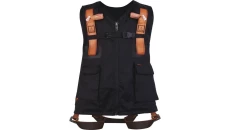 Szelki z czarną kamizelką 2 punkty zaczepowe - 2 klamry regulacyjne boczne kolor czarny rozmiar XL/XXL ANTI HAR12GILNOXX