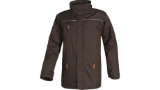 Kurtka z poliestru 2 warstwy laminowane kolor brązowy rozmiar M CORP ODDAMATM