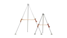 Trójnóg teleskopowy z aluminium wysokość regulowana od 120 do 197 m z oczkiem kotwiczącym w części środkowej kolor - rozmiar REG