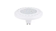 Żarówka ES111 gu10 15 led 9W W/WW 30s ciepła biała AR111 biała obudowa 750lm