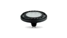 Żarówka ARCUS ES111 gu10 15 led 9W B/WW 30s ciepła biała AR111 czarna obudowa
