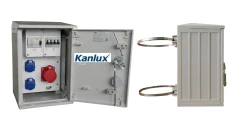 ROZDZIELNICA BUDOWLANA NA SŁUP (2X2P+Z, 1X16A/5P) KANLUX RB26x40-K40-00012W-S0_KANLUX