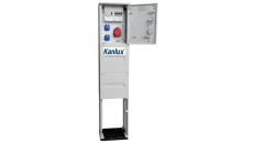 ROZDZIELNICA BUDOWLANA NA FUNDAMENT (2X2P+Z, 1X16A/5P) KANLUX RB26x40-K40-00012W-F0_KANLUX