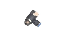 Złączka wtykowa kątowa przelotowa typu banjo, gwint zewnętrzny/wewnętrzny G1/2z - G1/2w, do węża 6, TS/MN, 221.012-6