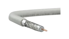 Przewód antenowy 75ohm TC6 Trishield 1,13/4,8/7,2 Cu ekran 90 biały /25m/