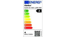 Żarówka LED E27 XLED EX A60 3,8W-NW 806lm 4000K barwa neutralna 5 lat Gwar. 35271