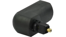 Przejście Adapter optyczny TOSLINK (wtyk / gniazdo) kątowy typu Przedłużacz