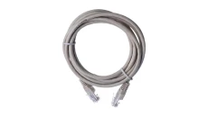 Kabel krosowy patchcord U/UTP kat.5e CCA szary 2m S9123