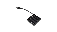 Złączka DC męska +koszyk na baterie 4xAA