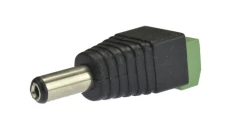 Wtyk zasilający DC 2,1/5,5 mm z szybkozłączem złącze proste skręcane na kabel prądu stałego 20szt