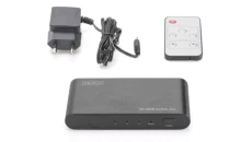 Przełącznik/Switch HDMI 3-portowy 4K 60Hz UHD 3D HDR, HDCP 2.2 audio DS-45316