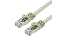 Patchcord S/FTP kat.7 PiMF kabel sieciowy LAN 2x RJ45 linka PoE szary 2m