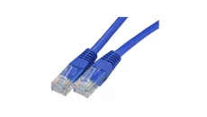 Patchcord UTP kat.6 kabel sieciowy LAN 2x RJ45 linka niebieski 5m