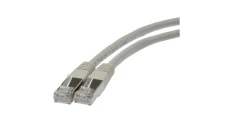 Patchcord FTP kat.5e kabel sieciowy LAN 2x RJ45 linka szary 0,5m