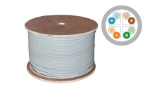 Kabel U/UTP kat.6 PVC Eca 4x2x23AWG 25 lat gwarancji, badanie jakości laboratorium INTERTEK (USA) ALANTEC /305m/