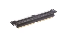 Patch panel A-LAN PK014 (1U 10 kat. 5e UTP 12xRJ-45)