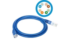 Patchcord UTP A-LAN KKU5NIE3 (RJ45 - RJ45 3m UTP kat. 5e kolor niebieski)