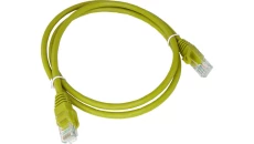 Patch-cord U/UTP kat.5e PVC 0.25m żółty KKU5ZOL0.25